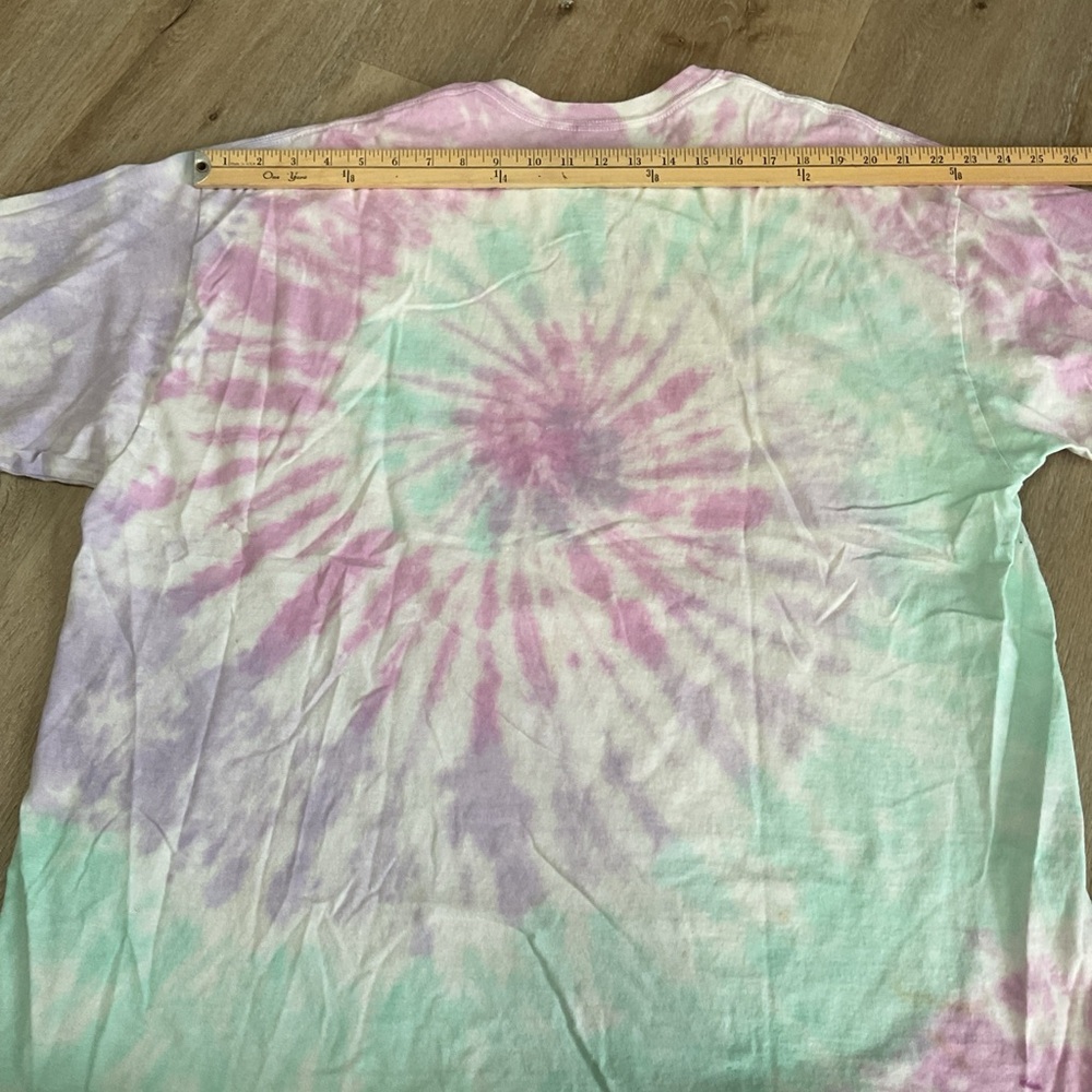Def Leppard - High n Dry Short Sleeve Shirt - Multicolor Tie Dye - Size X-Large - Picture 6 of 11